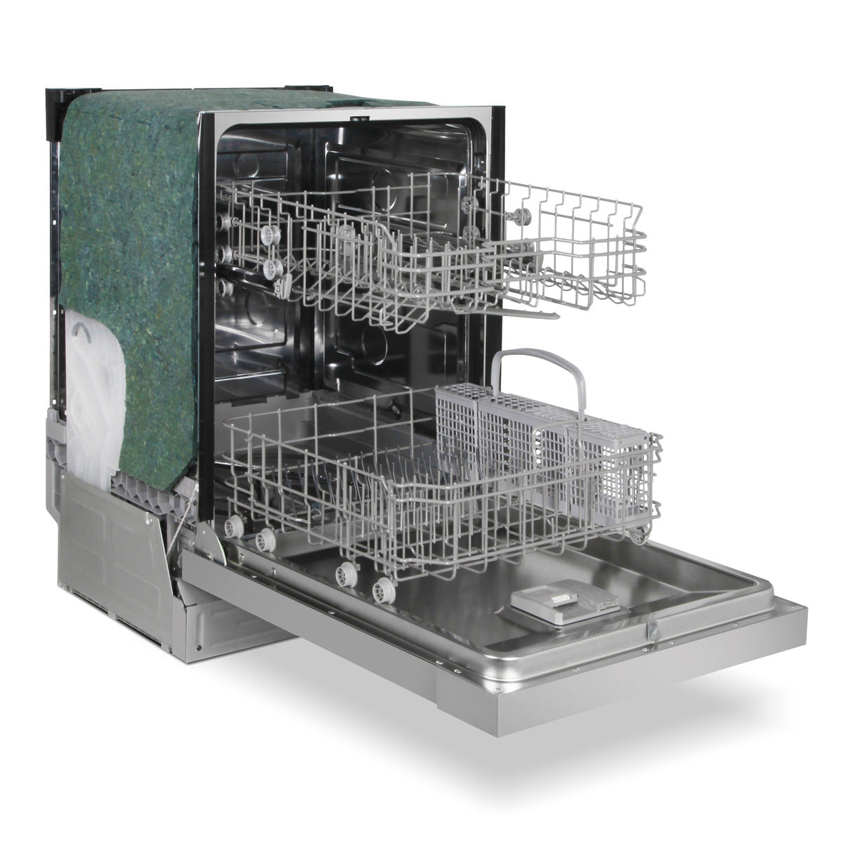 Cosmo 24" Front Control Built-In Tall Tub Dishwasher in Fingerprint Resistant Stainless Steel