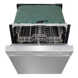 Cosmo 24" Front Control Built-In Tall Tub Dishwasher in Fingerprint Resistant Stainless Steel