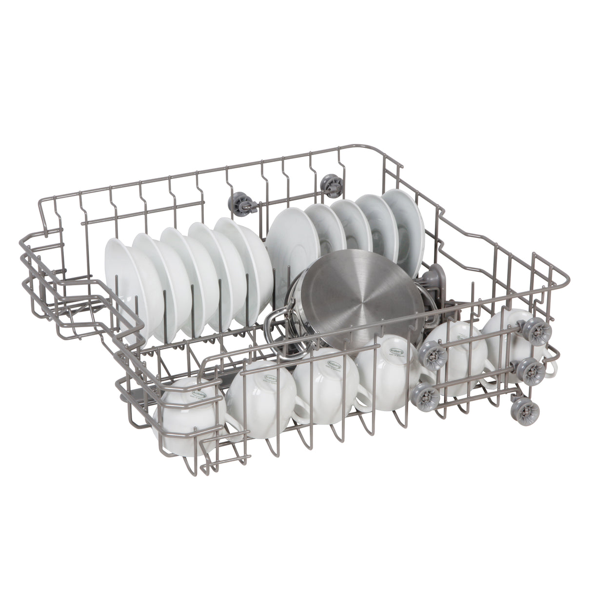 Cosmo 24" Front Control Built-In Tall Tub Dishwasher in Fingerprint Resistant Stainless Steel