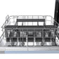 FORNO Rivestito 24" Built-In Panel-Ready Dishwasher, Ultra-Quiet 45 dB, Energy Star with Stainless Steel Interior, FDWBI8011-24