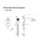 ZLINE El Dorado Shower System in Chrome, ELD-SHS-CH