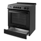 Cosmo Stellar 30" 5.0 cu. ft. Electric Range with 4 Burner Glass Cooktop and Convection Oven in Matte Black, COS-ERD304K-BK