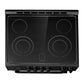 Cosmo Stellar 30" 5.0 cu. ft. Electric Range with 4 Burner Glass Cooktop and Convection Oven in Matte Black, COS-ERD304K-BK