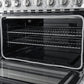 FORNO Paolo 36" 5.44 cu. ft. Freestanding Electric Range with True Convection Oven in Stainless Steel, FFSEL6011-36