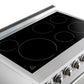 FORNO Paolo 36" 5.44 cu. ft. Freestanding Electric Range with True Convection Oven in Stainless Steel, FFSEL6011-36