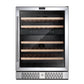 Empava 24" 46 Bottle Dual Zone Wine and Beverage Cooler, EMPV-WC04D