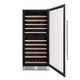 Empava 24" Wine Refrigerator 55" Tall Dual Zone Wine Fridge - WC06D