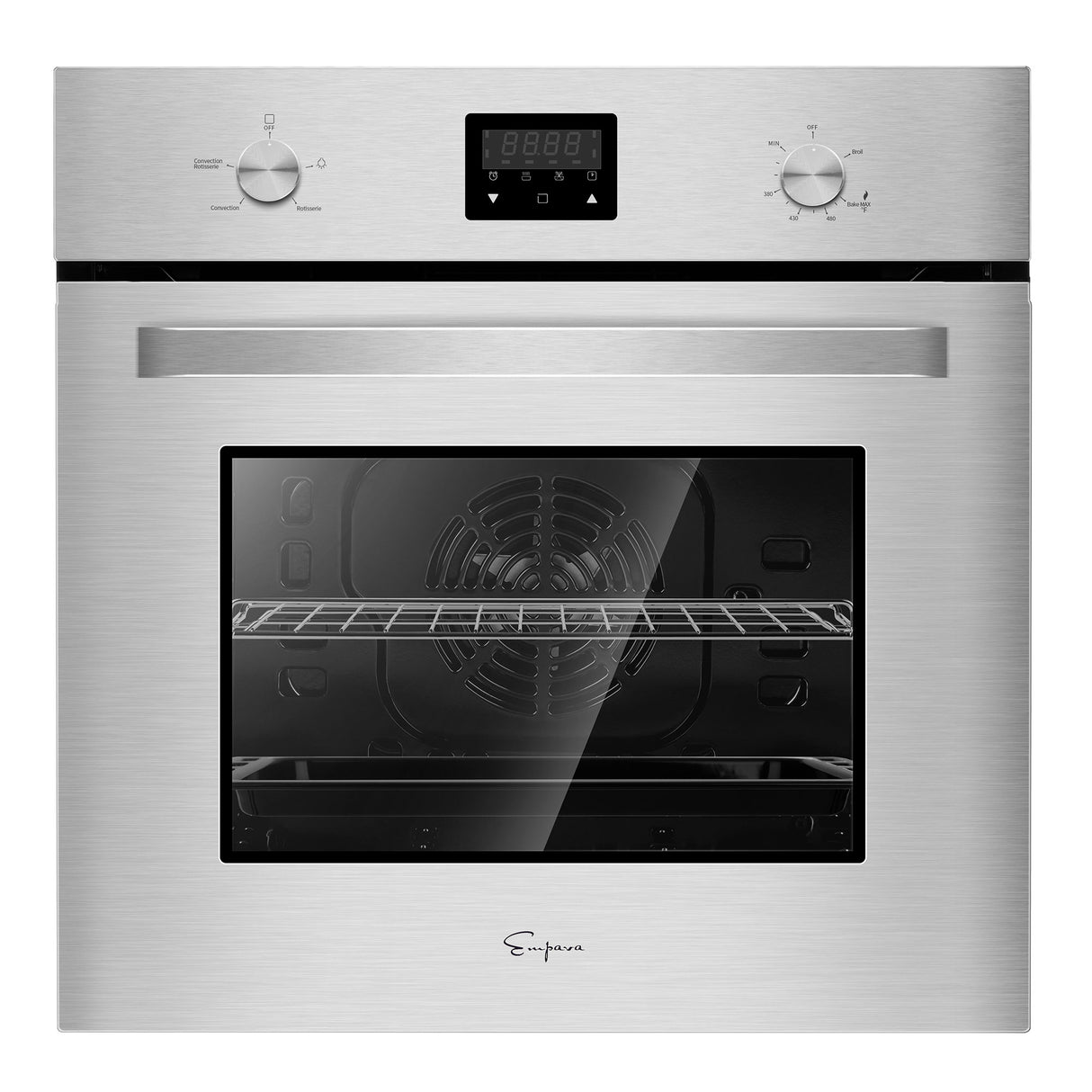 Empava 24" 2.3 cu. ft. Single Natural Gas Wall Oven - 24WO09