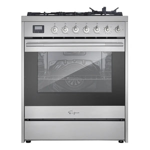 Empava 30" Freestanding Single Oven Gas Range with 4 Burners - 5 cu.ft, EMPV-30GR06