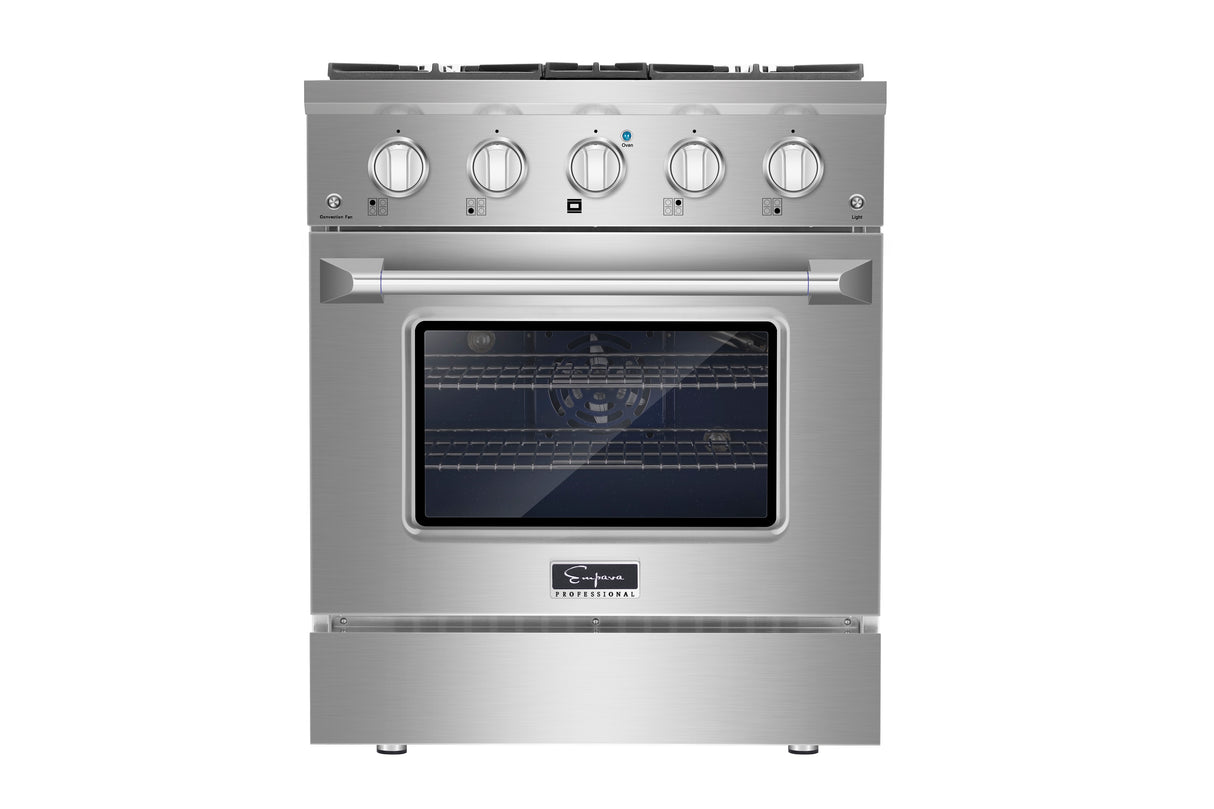 Empava 30" Pro-Style Slide-In Single Oven Gas Range - 30GR07