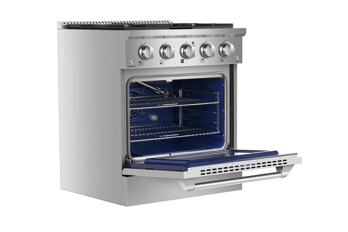 Empava 30" Pro-Style Slide-In Single Oven Gas Range - 30GR07