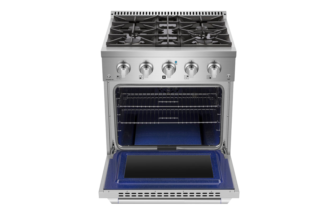 Empava 30" Pro-Style Slide-In Single Oven Gas Range - 30GR07