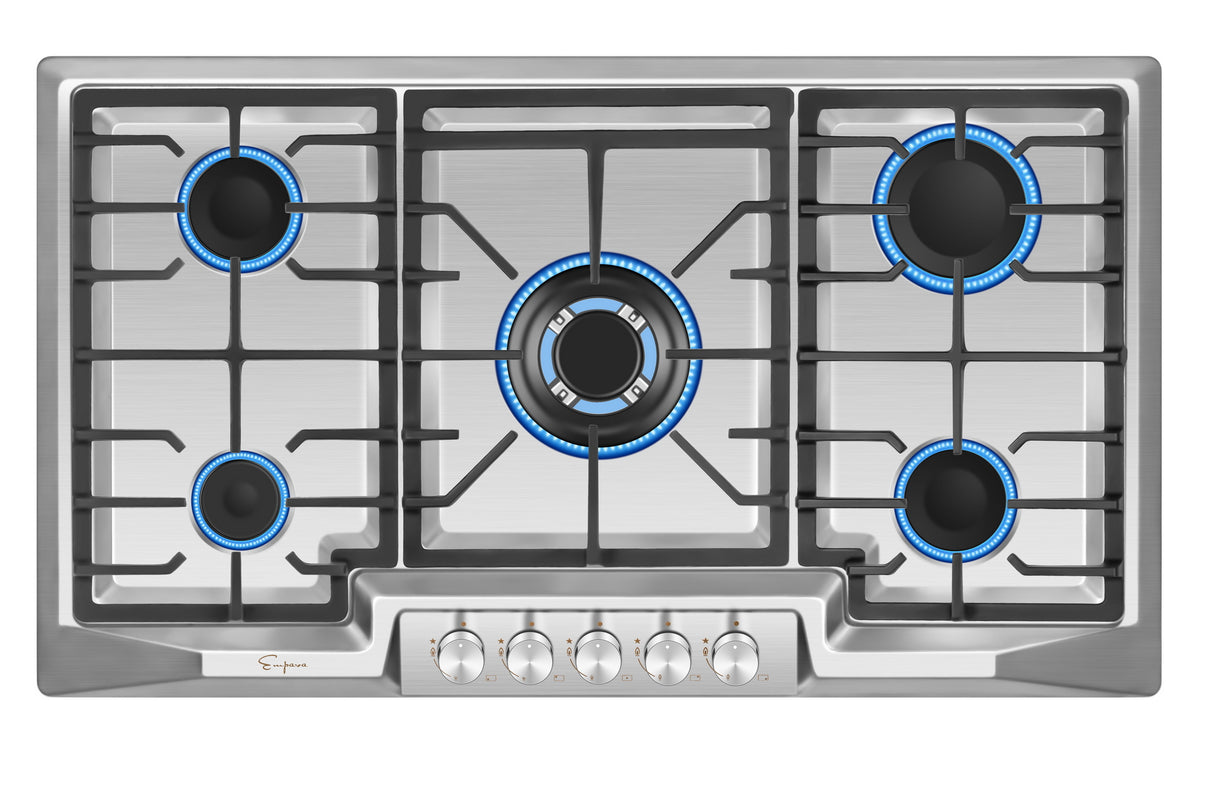 Empava 36 in Built-in Gas Cooktops - 36GC23