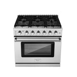 Empava 36" Pro-Style Slide-in Single Oven Gas Range - 36GR11