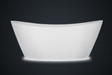 Empava 59 in. Freestanding Soaking Bathtub with Lighted - EMPV-59FT1518LED