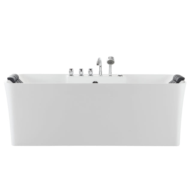 Empava 59 in. Whirlpool Freestanding Acrylic Bathtub - EMPV-59AIS15