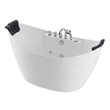 Empava 59 in. Whirlpool Freestanding Acrylic Bathtub - EMPV-59AIS11