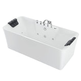 Empava 59 in. Whirlpool Freestanding Acrylic Bathtub - EMPV-59AIS15