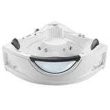 Empava 59 in. Whirlpool LED Corner Bathtub - EMPV-59JT319LED