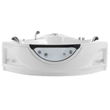 Empava 59 in. Whirlpool LED Corner Bathtub - EMPV-59JT319LED