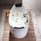 Empava 59" Freestanding Hourglass Whirlpool Bathtub with Faucet, EMPV-59AIS11