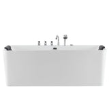 Empava 67 in. Whirlpool Freestanding Acrylic Bathtub - EMPV-67AIS03