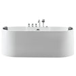 Empava 67 in. Whirlpool Acrylic Freestanding Bathtub - EMPV-67AIS17