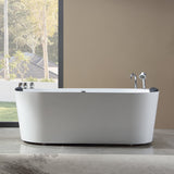 Empava 67 in. Whirlpool Freestanding Acrylic Bathtub - EMPV-67AIS07