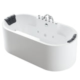 Empava 67 in. Whirlpool Acrylic Freestanding Bathtub - EMPV-67AIS17