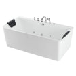 Empava 67 in. Whirlpool Freestanding Acrylic Bathtub - EMPV-67AIS03