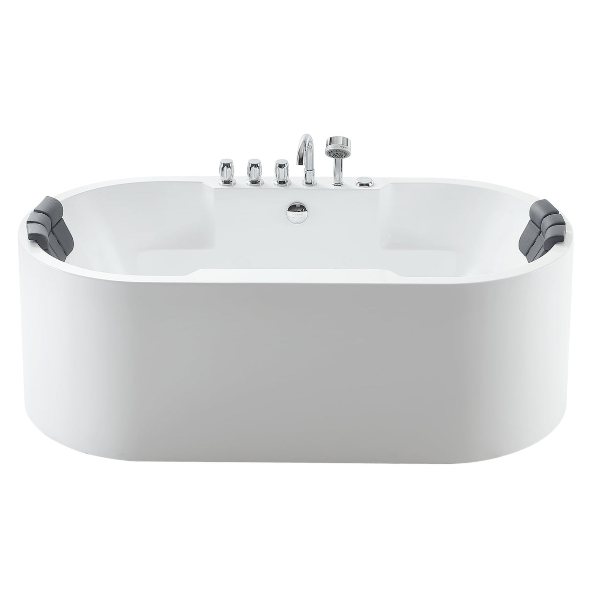 Empava 67 in. Whirlpool Acrylic Freestanding Bathtub - EMPV-67AIS17