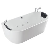 Empava 67 in. Whirlpool Freestanding Acrylic Bathtub - EMPV-67AIS07