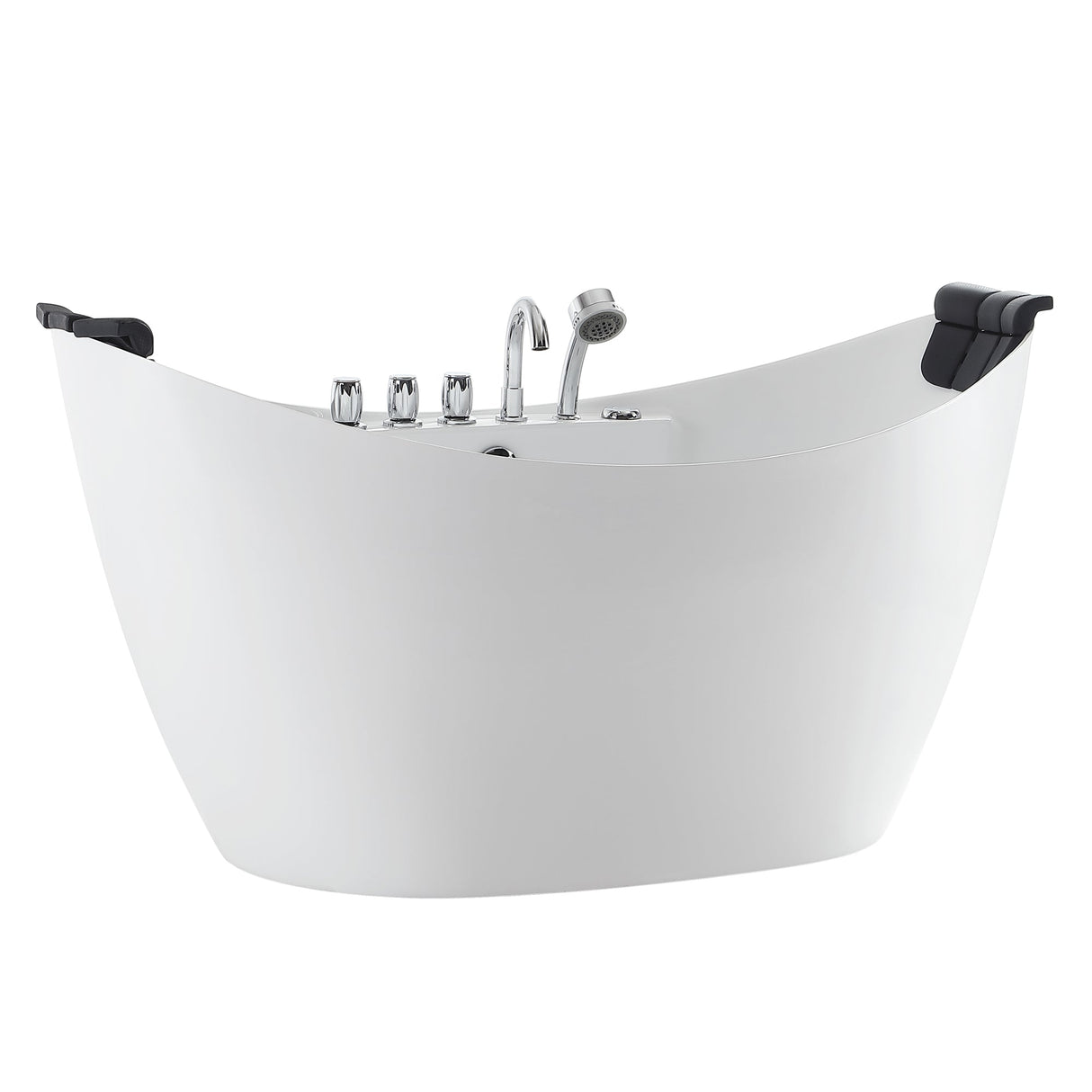 Empava 67 in. Whirlpool Freestanding Acrylic Bathtub - EMPV-67AIS10