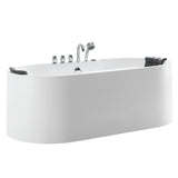 Empava 67 in. Whirlpool Acrylic Freestanding Bathtub - EMPV-67AIS17