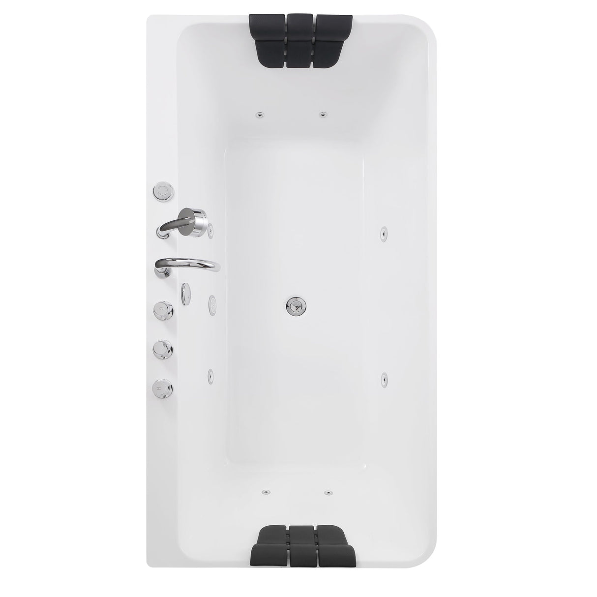 Empava 67 in. Whirlpool Freestanding Acrylic Bathtub - EMPV-67AIS03