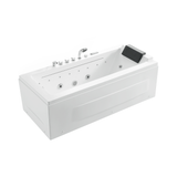 Empava 67 in. Whirlpool Rectangular Bathtub - EMPV-67JT351LED