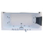 Empava 67" Modern Alcove Whirlpool  Bathtub with Faucet and LED Lights, EMPV-67JT408LED