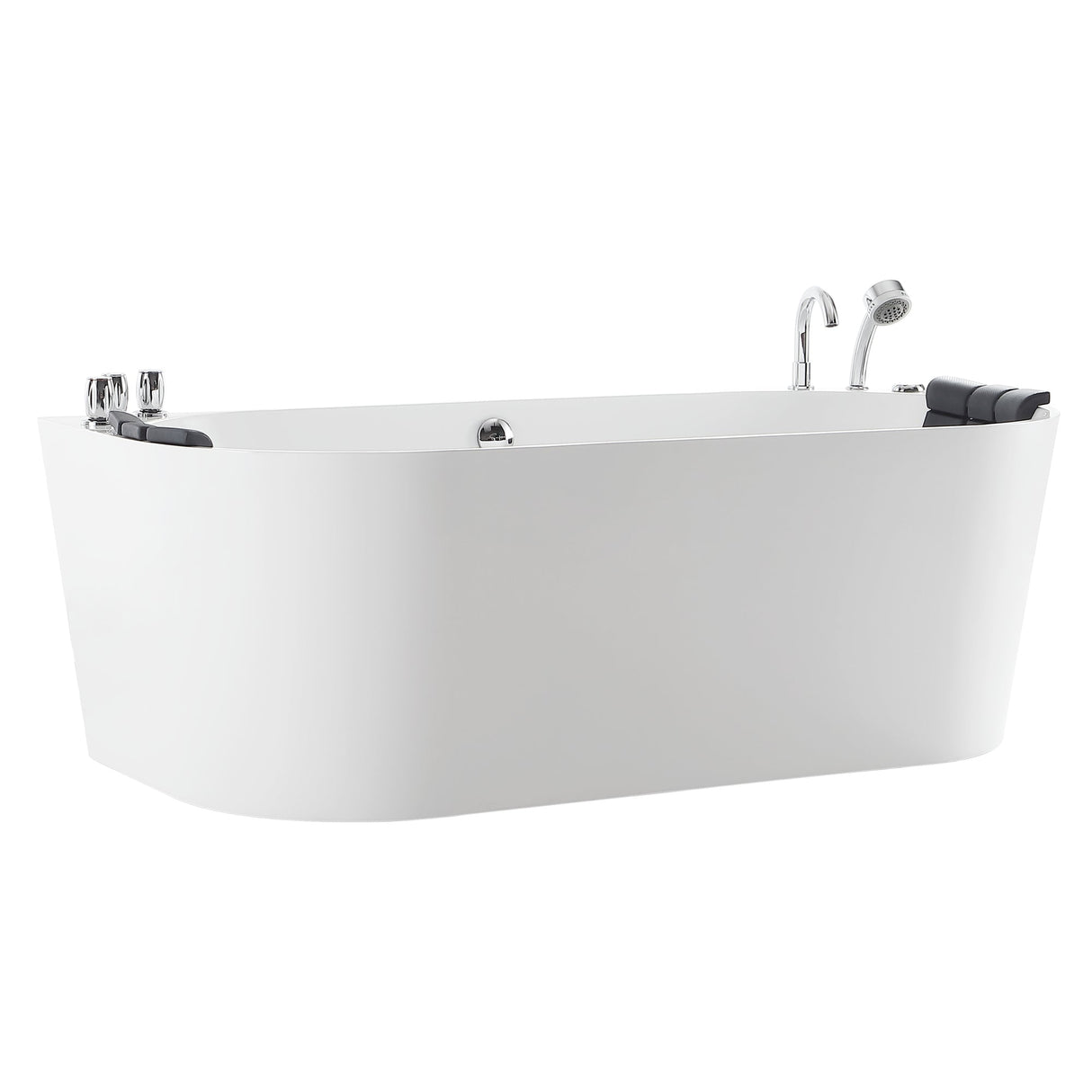 Empava 71 in. Whirlpool Acrylic Alcove Bathtub - EMPV-71AIS08