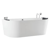 Empava 71 in. Whirlpool Acrylic Alcove Bathtub - EMPV-71AIS08