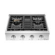 Empava Pro-style 30 in Slide-in Gas Cooktop - 30GC30