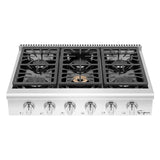 Empava Pro-style 36 In Slide-in Gas Cooktops - 36GC31