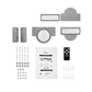 Empava 30" 500 CFM Ultra Slim Ducted Under Cabinet Range Hood, EMPV-30RH13