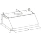Empava 36" 500 CFM Ducted Under Cabinet Range Hood in Stainless Steel, EMPV-36RH02