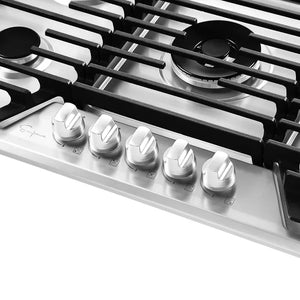Empava 36" Stainless Steel Built-In Cooktop with 5 Gas Burners, EMPV-36GC36