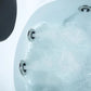Empava 59" Freestanding Round Whirlpool Bathtub with Faucet, EMPV-59JT005
