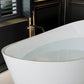 Empava 67" Freestanding Soaking Bathtub with Center Drain, EMPV-67FT1518