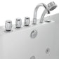 Empava 67" Freestanding Hourglass Whirlpool Bathtub with Faucet, EMPV-67AIS10
