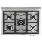 Cosmo Commercial-Style 36" 3.8 cu. ft. Single Oven Dual Fuel Range with 8 Function Convection Oven in Stainless Steel