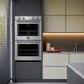 FORNO Vomero 30" 10 cu. ft. Built-In Double Electric Wall Oven in Stainless Steel, FBOEL1324-30