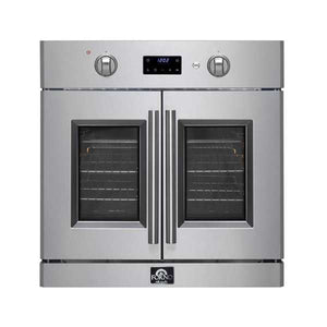 FORNO Asti 30" 3.58 cu. ft. French Door Electric Wall Oven with Air Fry, Self-Clean and Sous Vide, FBOEL1333-30
